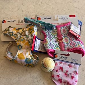 Lot of Top Paws harnesses and accessories for dogs xs